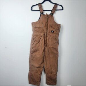 Polar King Saddle Insulated Duck Youth Bib Overalls Youth Size Medium Farm Ranch